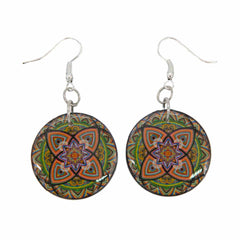 Disc Earrings-Siesta Crafts