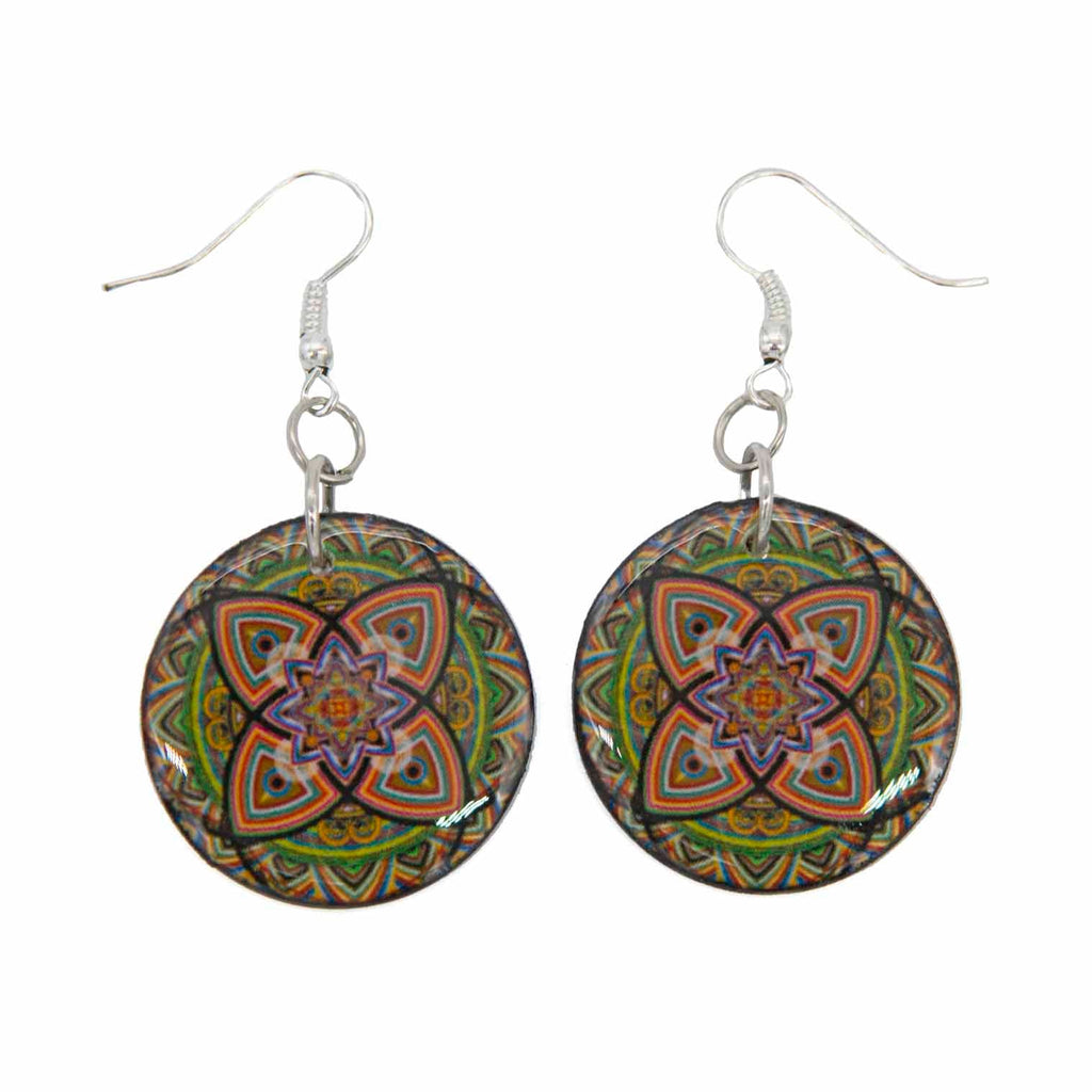 Disc Earrings-Siesta Crafts