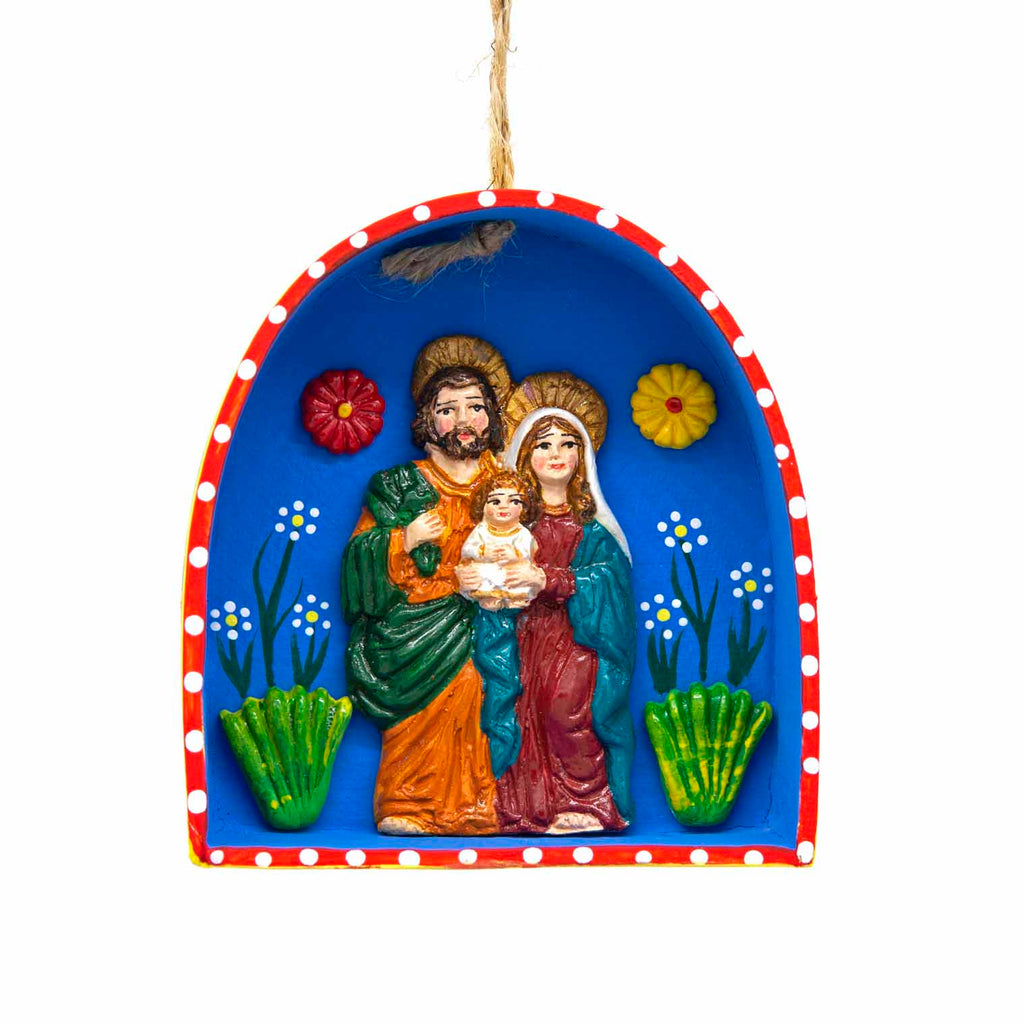 Sacred Family Retablo-Siesta Crafts