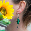 Tagua Cluster Earrings-Siesta Crafts