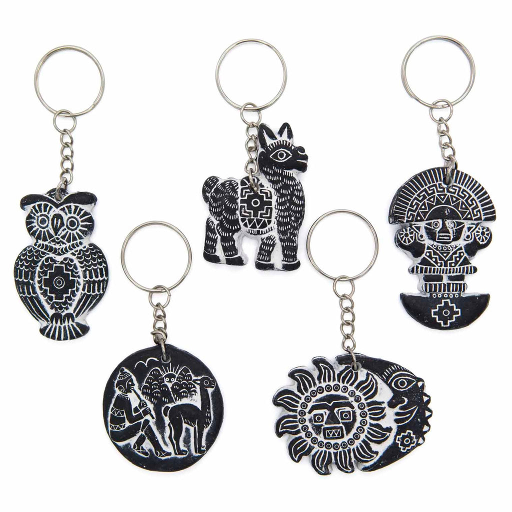 Ceramic Keyring-Siesta Crafts