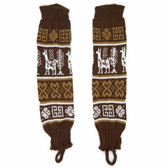 Winter Llama Legwarmers-Siesta Crafts