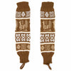 Winter Llama Legwarmers-Siesta Crafts