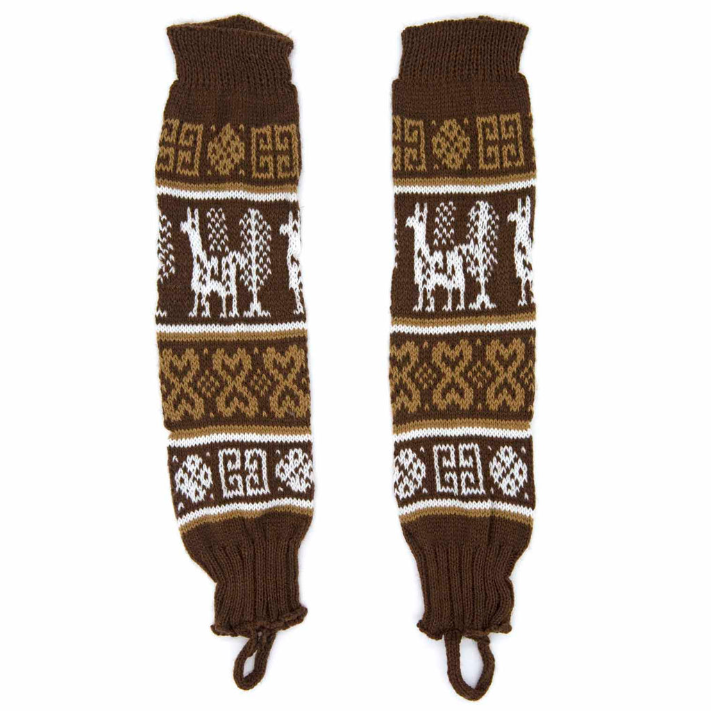 Winter Llama Legwarmers-Siesta Crafts