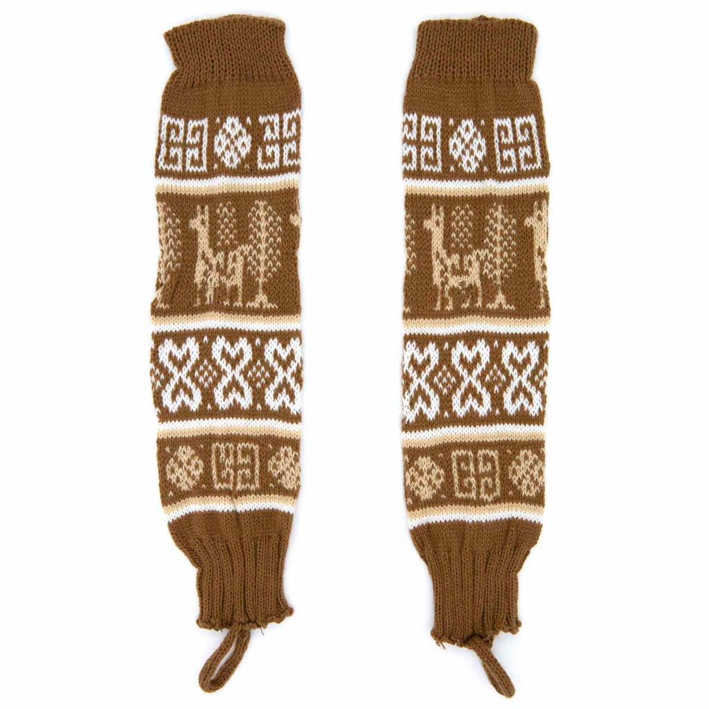 Winter Llama Legwarmers-Siesta Crafts