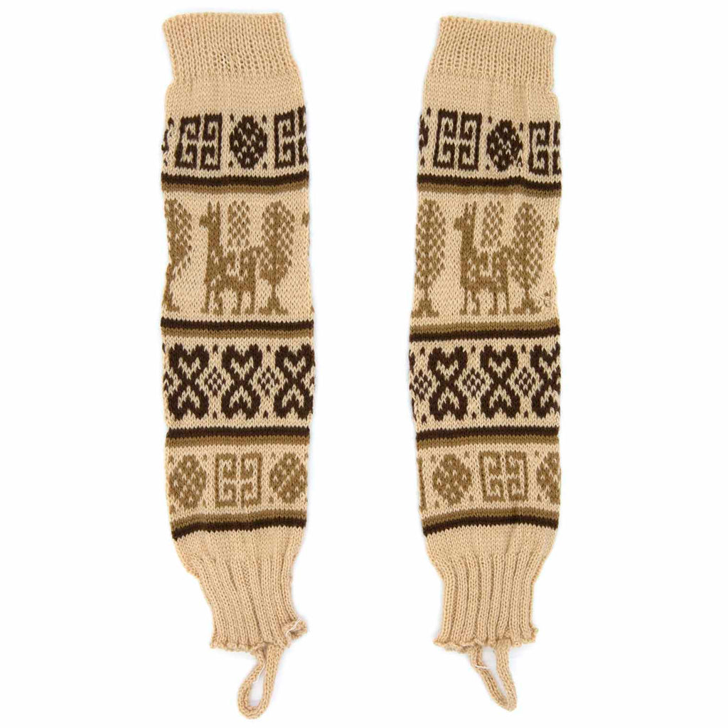 Winter Llama Legwarmers-Siesta Crafts