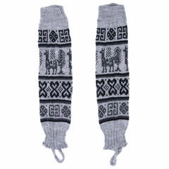Winter Llama Legwarmers-Siesta Crafts