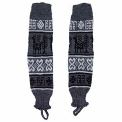 Winter Llama Legwarmers-Siesta Crafts