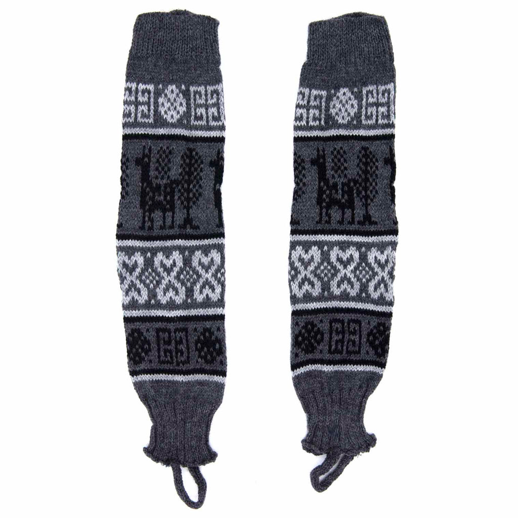 Winter Llama Legwarmers-Siesta Crafts