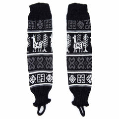 Winter Llama Legwarmers-Siesta Crafts