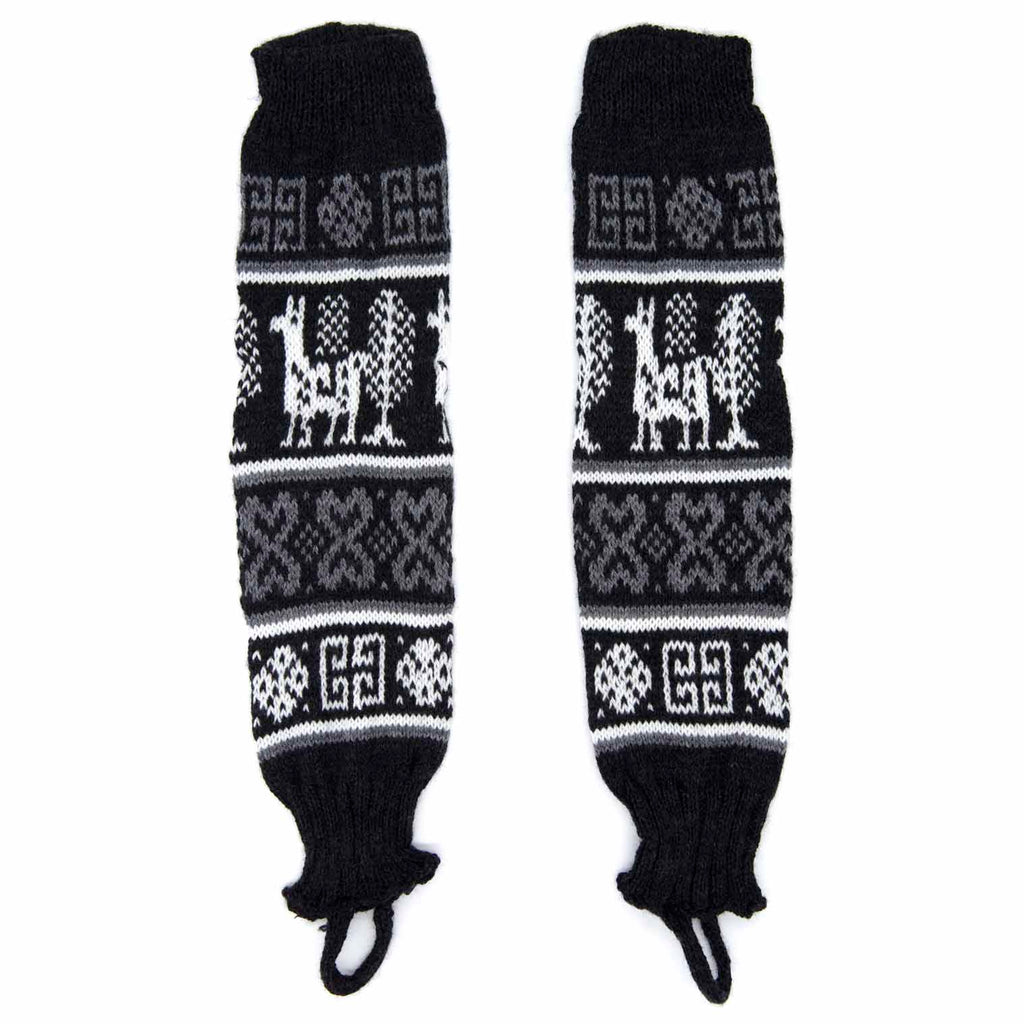 Winter Llama Legwarmers-Siesta Crafts