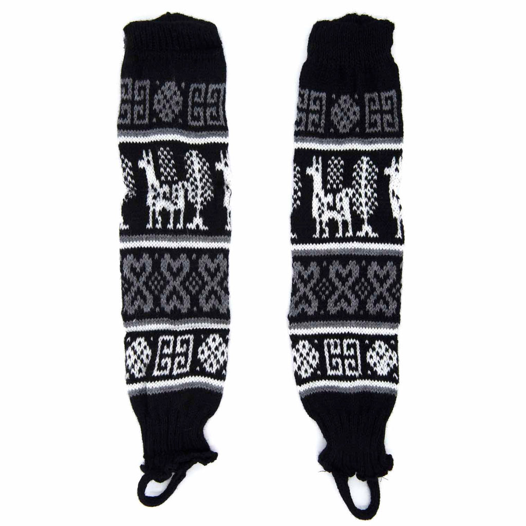 Winter Llama Legwarmers-Siesta Crafts