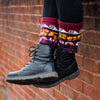 Autumnal Llama Legwarmers-Siesta Crafts