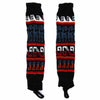 Autumnal Llama Legwarmers-Siesta Crafts