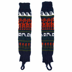 Autumnal Llama Legwarmers-Siesta Crafts