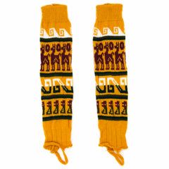 Autumnal Llama Legwarmers-Siesta Crafts