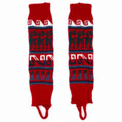 Autumnal Llama Legwarmers-Siesta Crafts