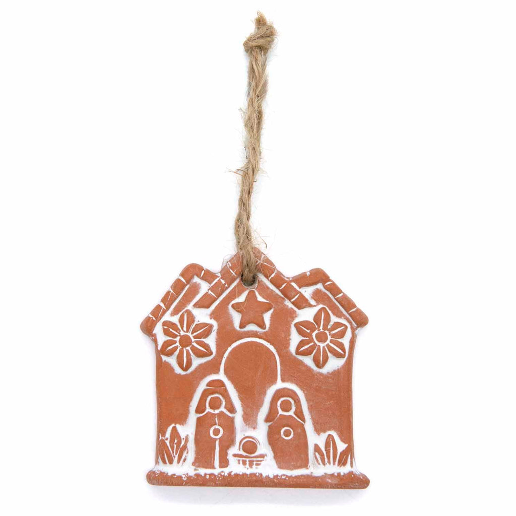Terracotta Nativity Hanging-Siesta Crafts