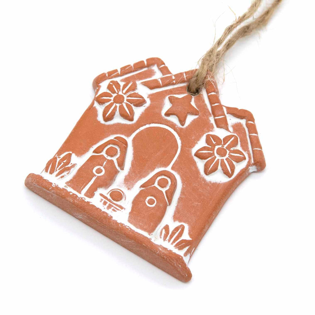 Terracotta Nativity Hanging-Siesta Crafts