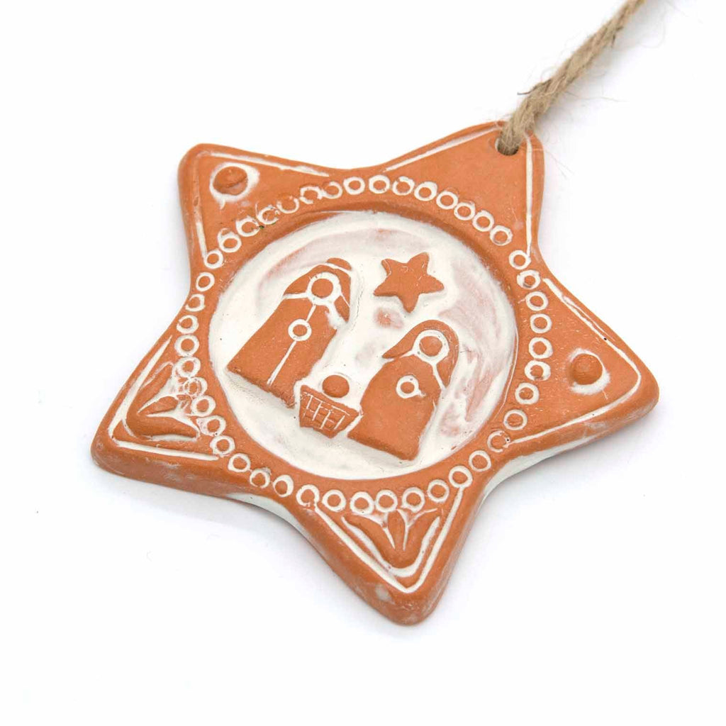 Terracotta Nativity Hanging-Siesta Crafts
