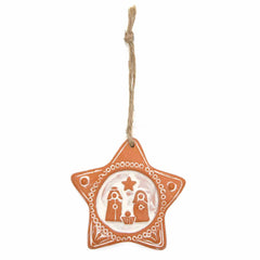 Terracotta Nativity Hanging-Siesta Crafts