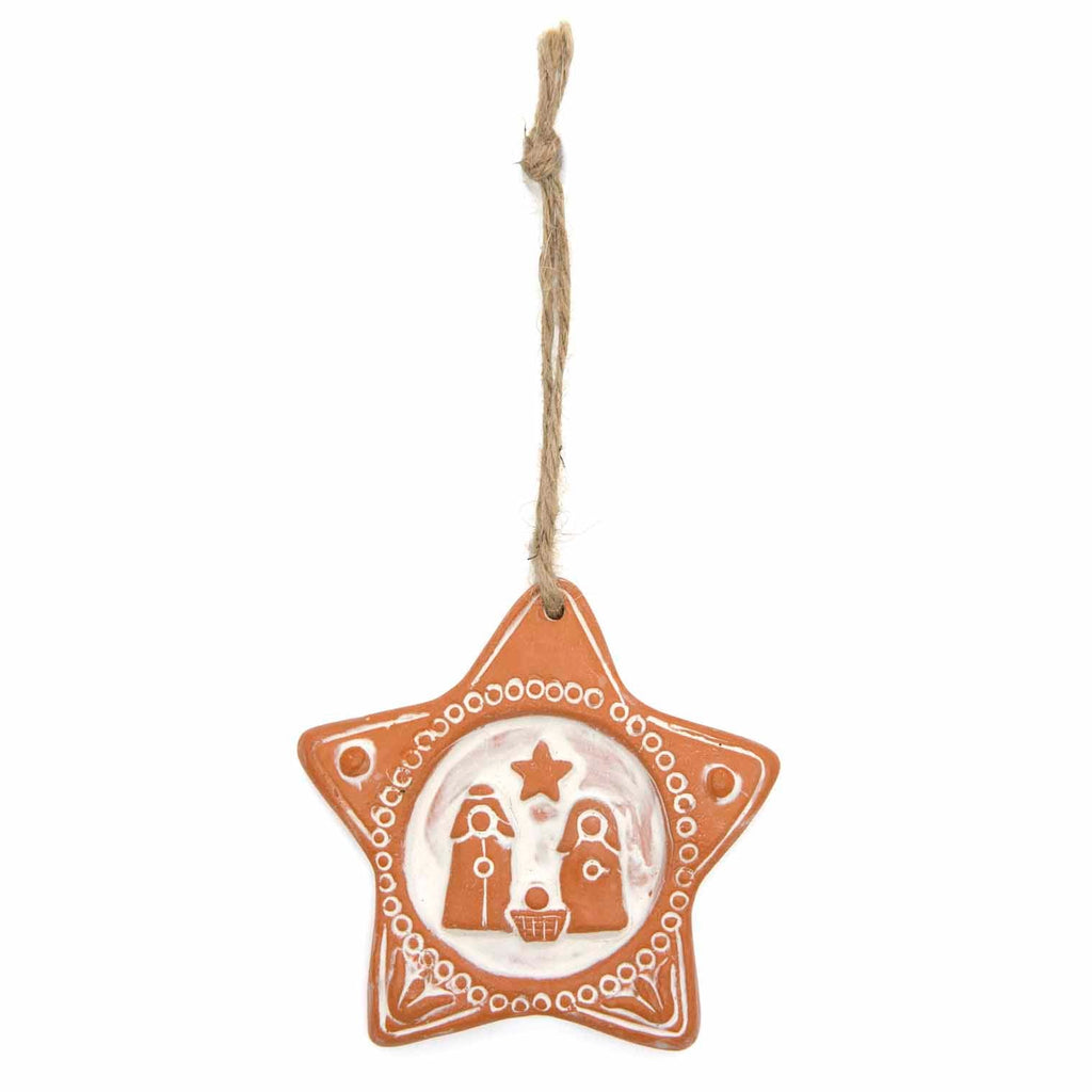 Terracotta Nativity Hanging-Siesta Crafts