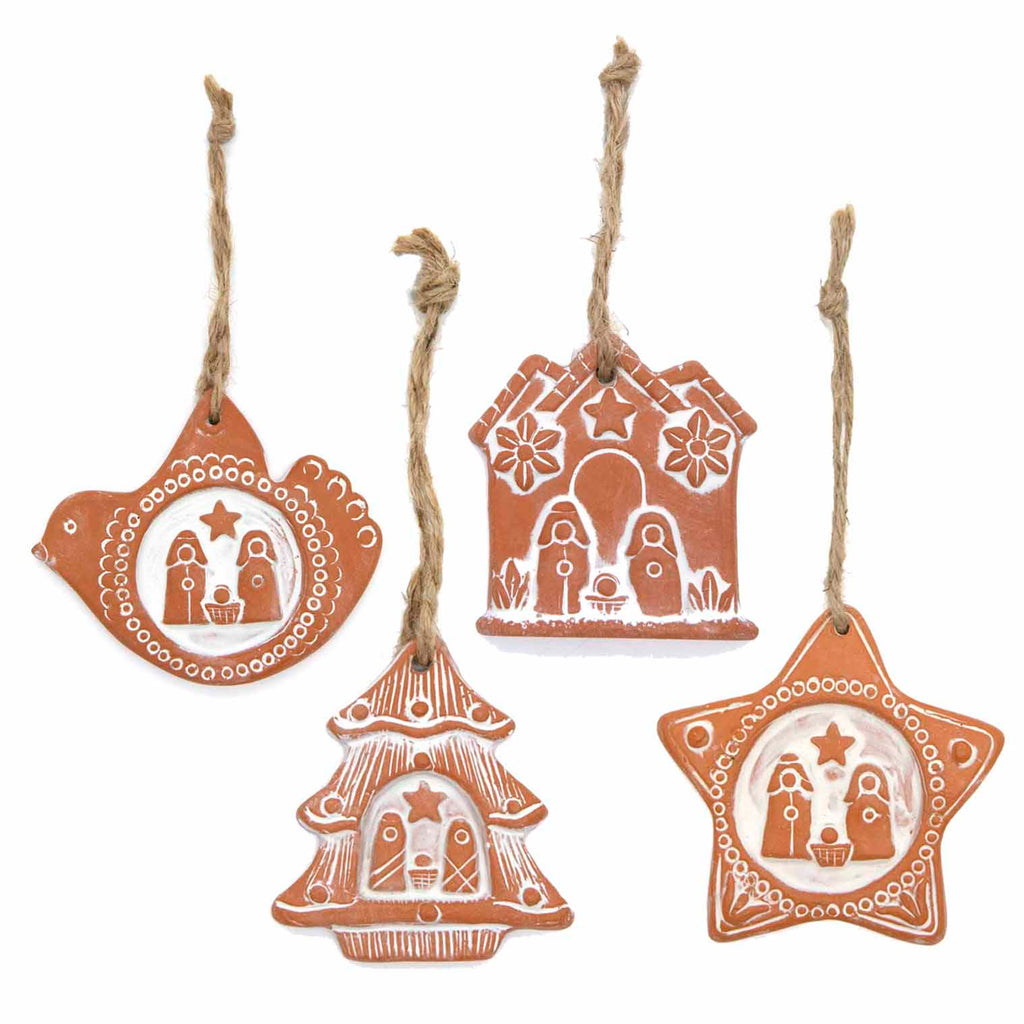 Terracotta Nativity Hanging-Siesta Crafts
