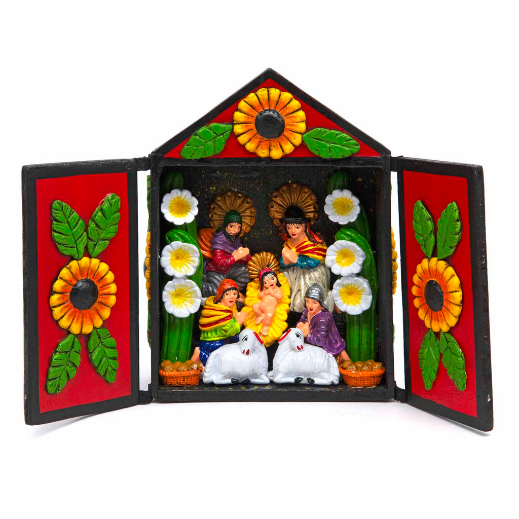 Small Nativity Retablo-Siesta Crafts