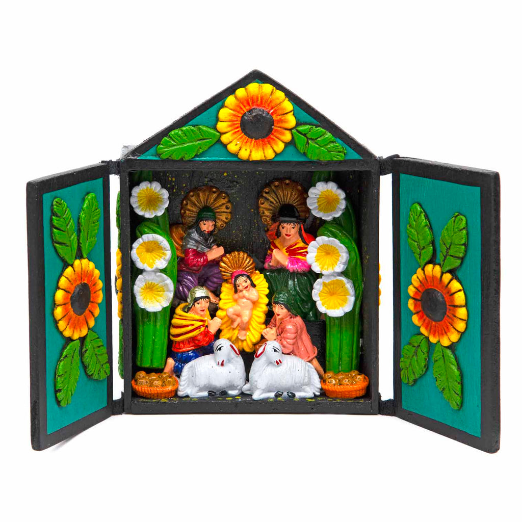 Small Nativity Retablo-Siesta Crafts