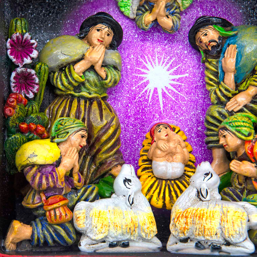 Medium Nativity Retablo-Siesta Crafts