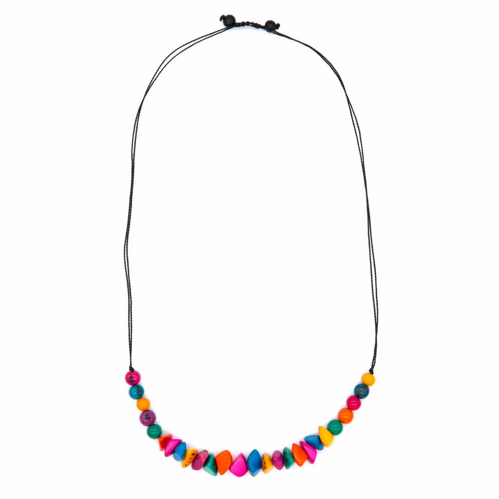Tagua Chip Necklace-Necklaces & Pendants-Siesta Crafts