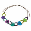 Tagua and Palmito Necklace-Siesta Crafts