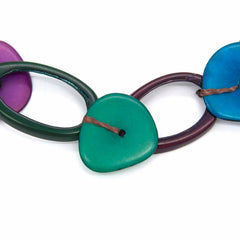 Tagua and Palmito Necklace-Siesta Crafts