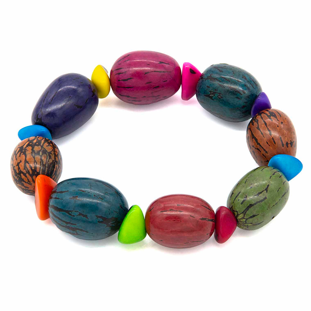 Tagua and Pona Bracelet-Siesta Crafts