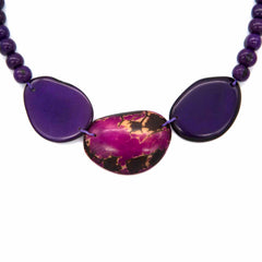 Tagua Slice Necklace-Siesta Crafts