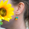 Tagua Chip Earrings-Siesta Crafts