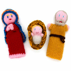 Peruvian Finger Puppet Nativity Set