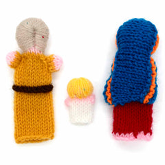 Peruvian Finger Puppet Nativity Set
