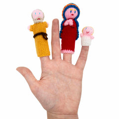 Peruvian Finger Puppet Nativity Set