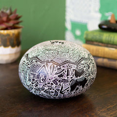Artisan Intricate Folk Art Gourd No.11-Siesta Crafts