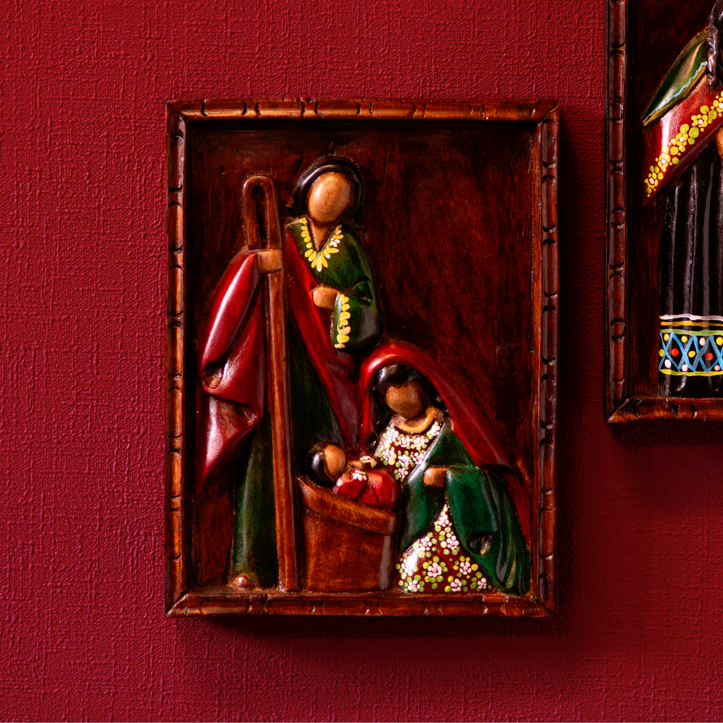 Cedar Wood Carving No.12-Siesta Crafts