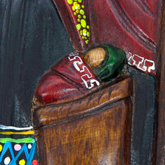 Cedar Wood Carving No.13-Siesta Crafts