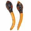 Carved Gourd Maracas (pair)-Siesta Crafts
