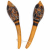 Carved Gourd Maracas (pair)-Siesta Crafts