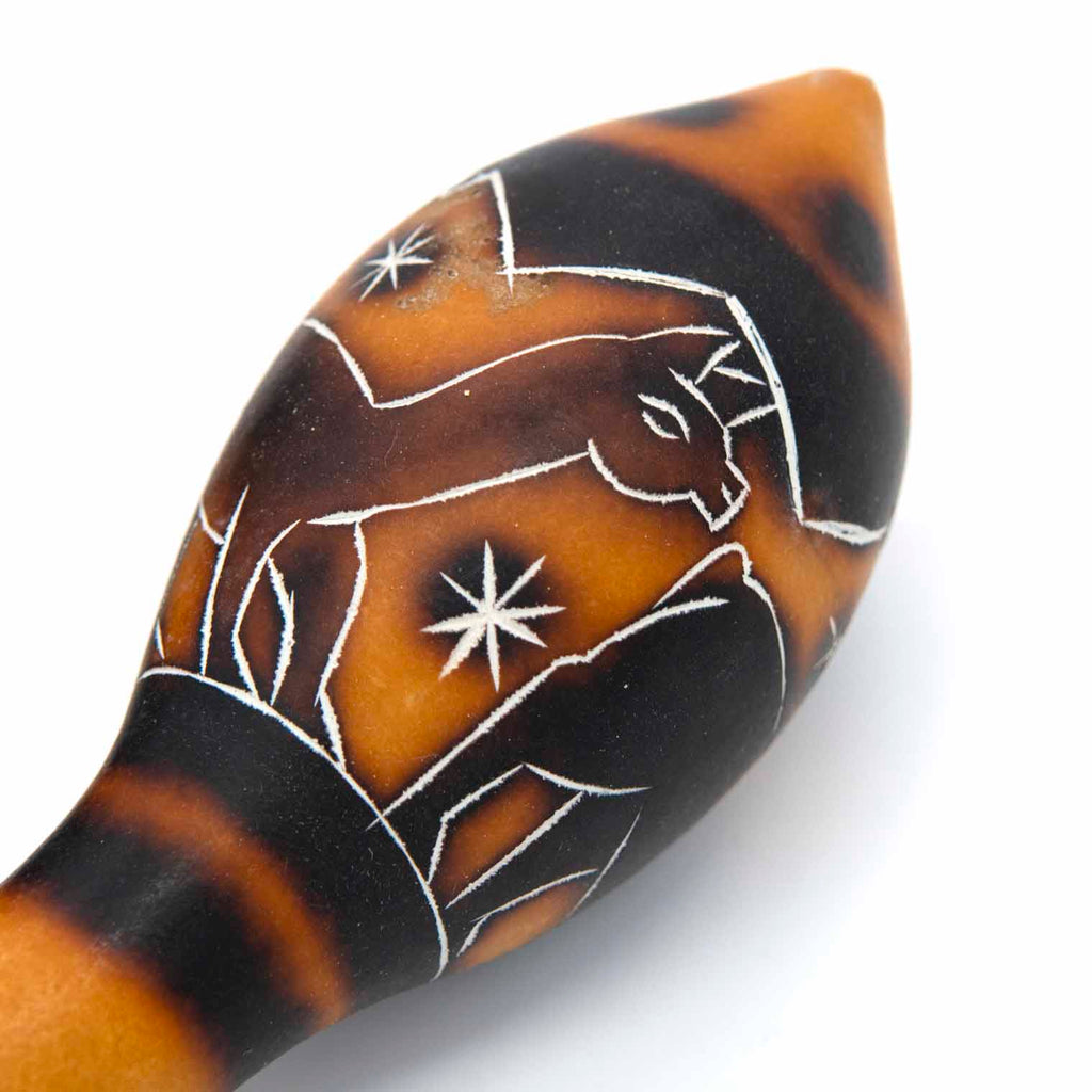 Carved Gourd Maracas (pair)-Siesta Crafts