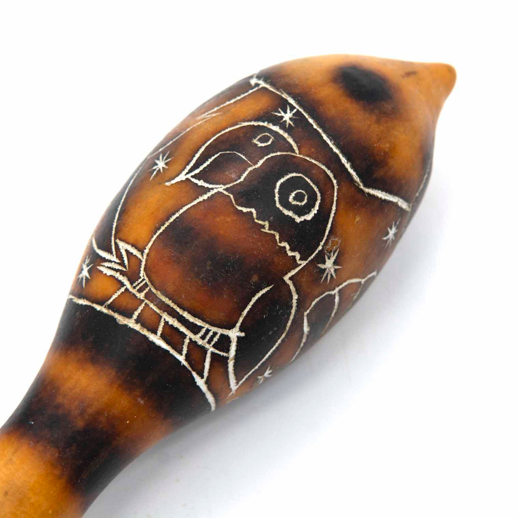 Carved Gourd Maracas (pair)-Siesta Crafts