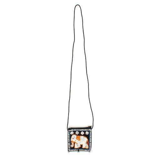 Sequin Elephant Purse-Siesta Crafts