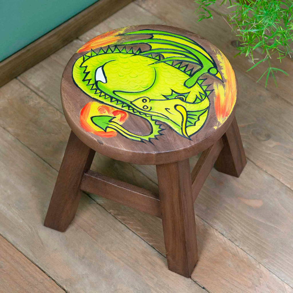 Sleeping Dragon Stool-Siesta Crafts