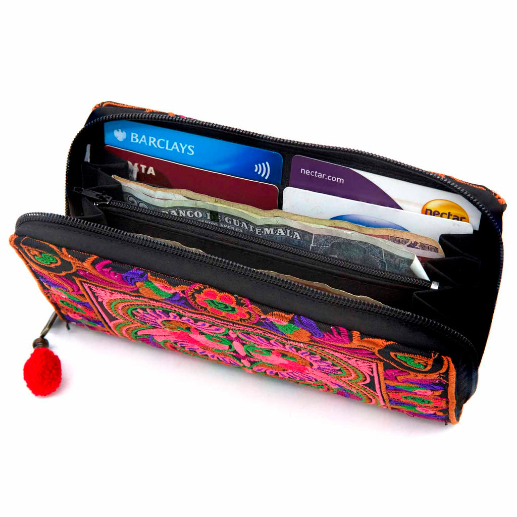 Embroidered Clutch Purse-Siesta Crafts