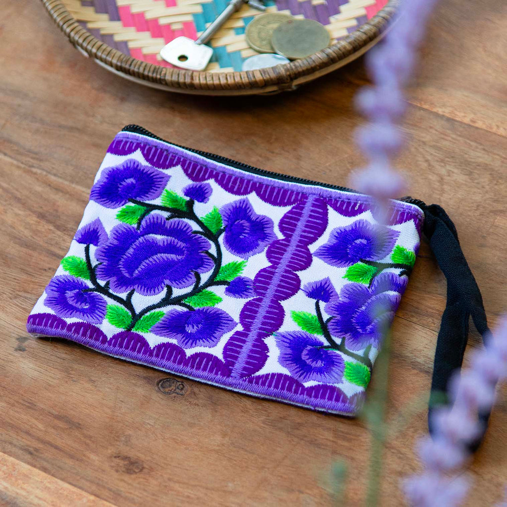 Embroidered Thai Purse-Siesta Crafts